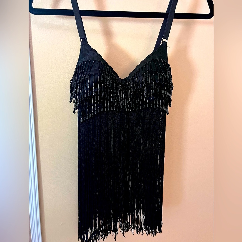 Vintage Beaded Flapper Top